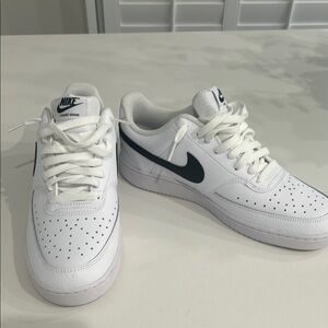 Nike White and Black Athletic Shoes